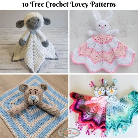 easy crochet lovey patterns free